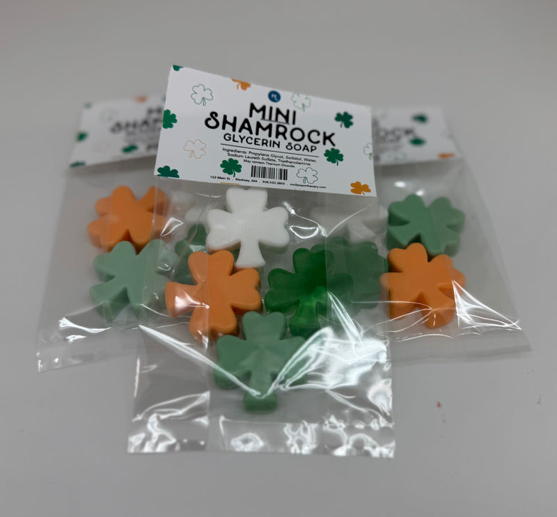 Mini Shamrock Soap 4 Pack