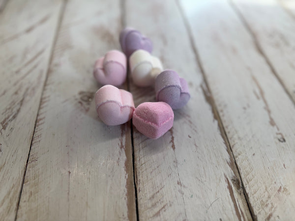 Mini Heart Bath Bombs