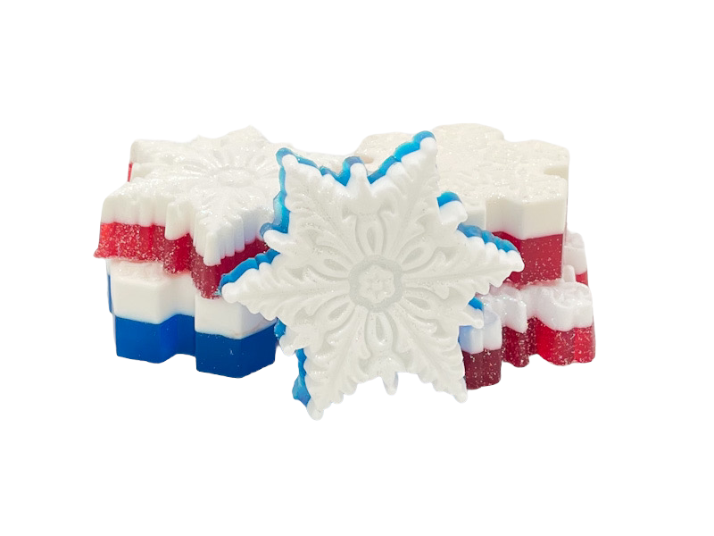 Large Snowflake Glycerin Soap