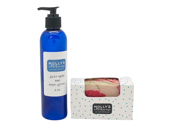 Holiday Silky Lotion and Soap Gift Set